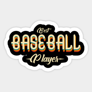 Best Baseball Player Sticker